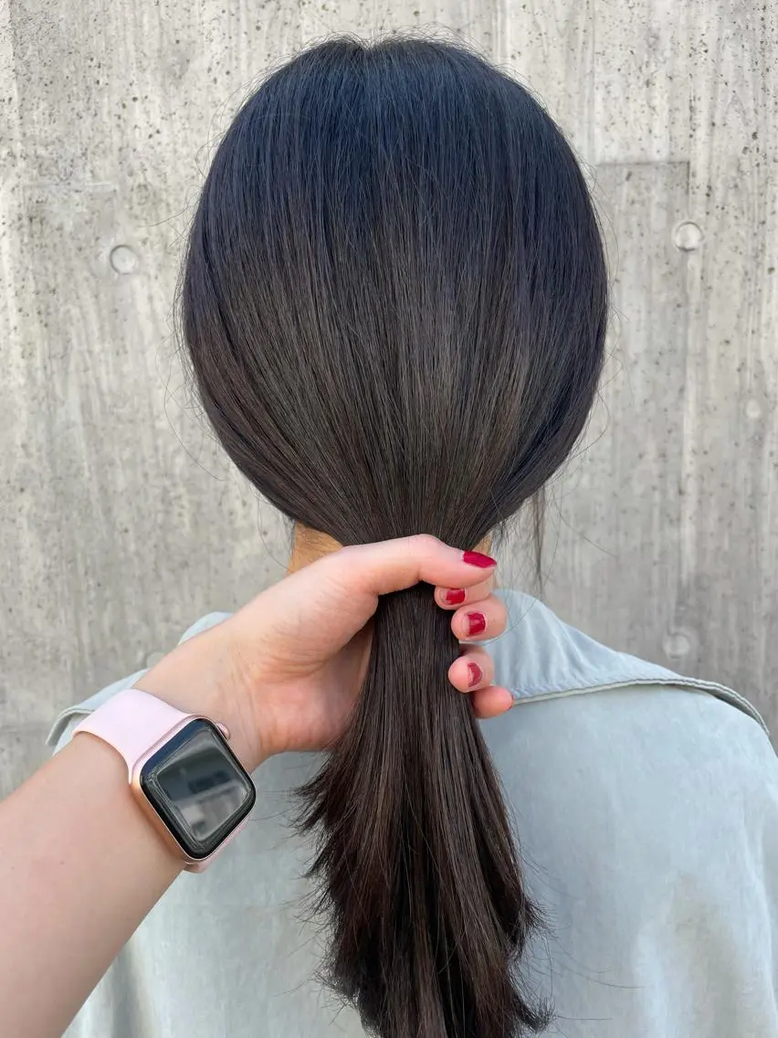 セミロング minatsu 東京の技術を京都でのヘアスタイル