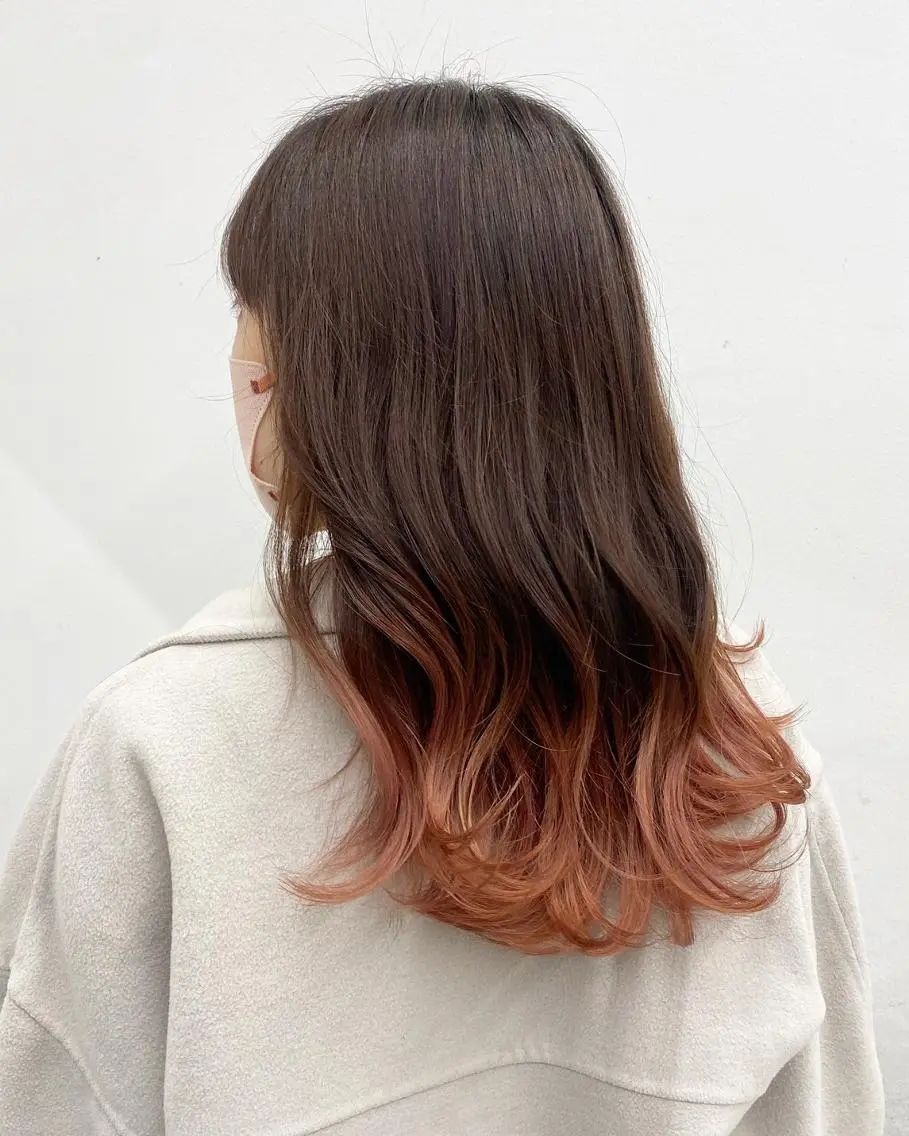 セミロング ヘアカラー トリートメント 【公式】amble luxe池袋東口🩷のヘアスタイル