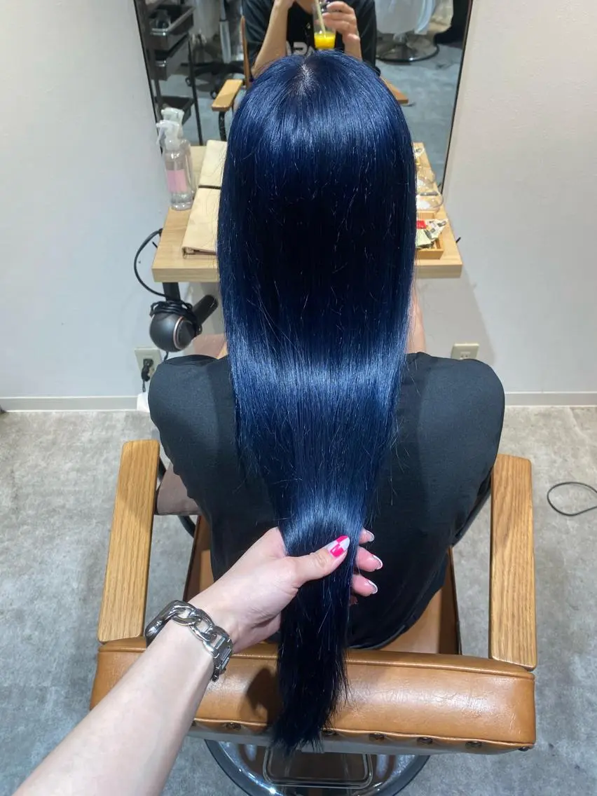 ロング カラー カット ヘアカラー オスズ 🎀´-のヘアスタイル