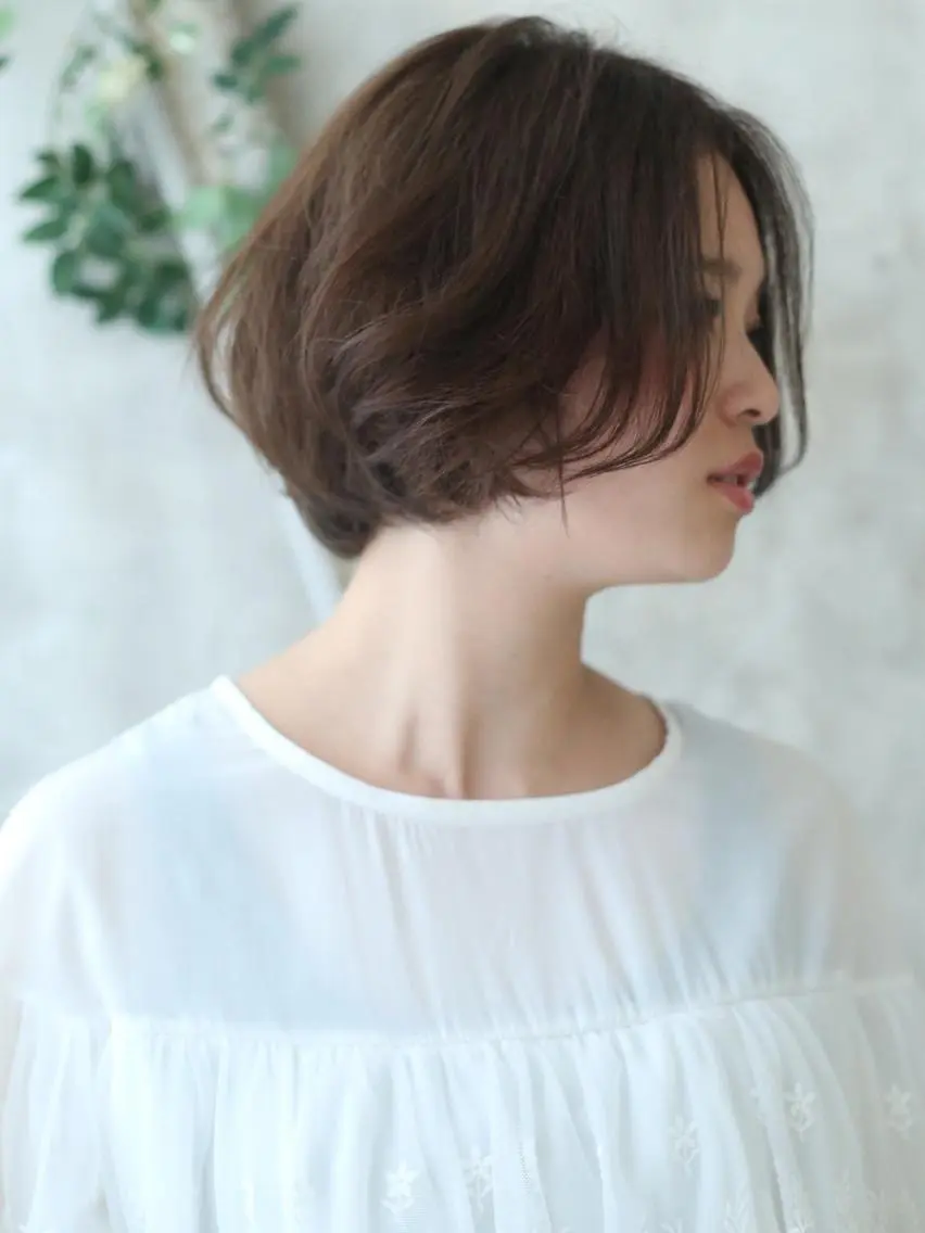 ショート パーマ カット チカ ショート 髪質改善のヘアスタイル
