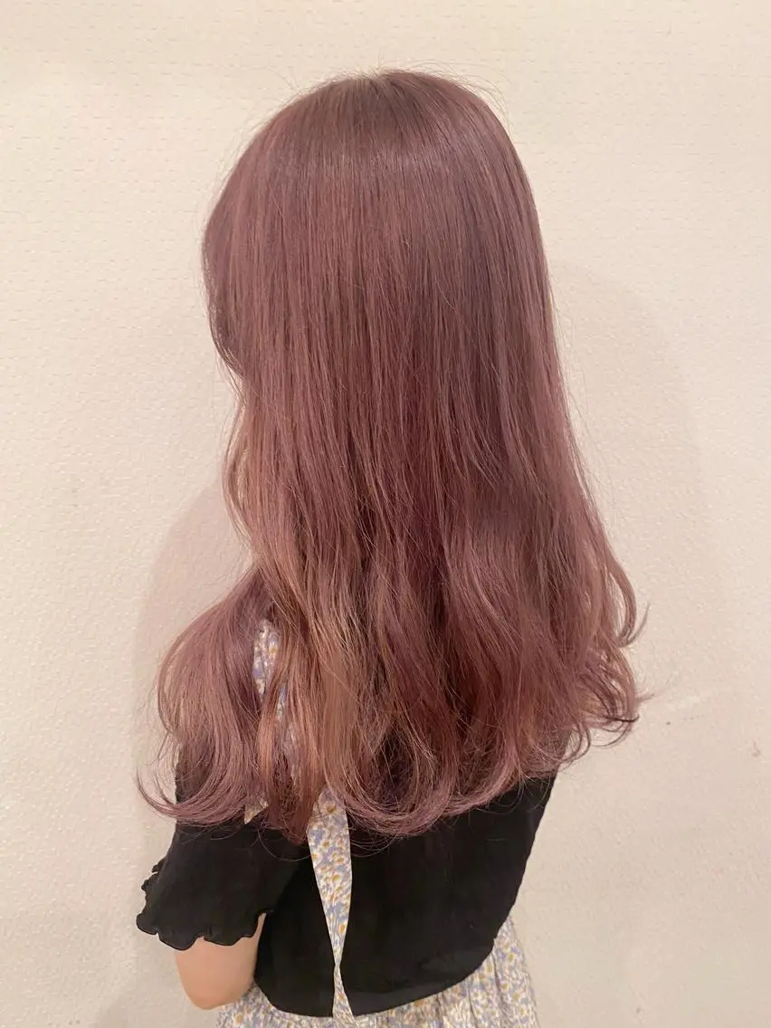 ロング カラー ハイトーンカラー ロング 🌈🌸あおき みちる🌟💗のヘアスタイル