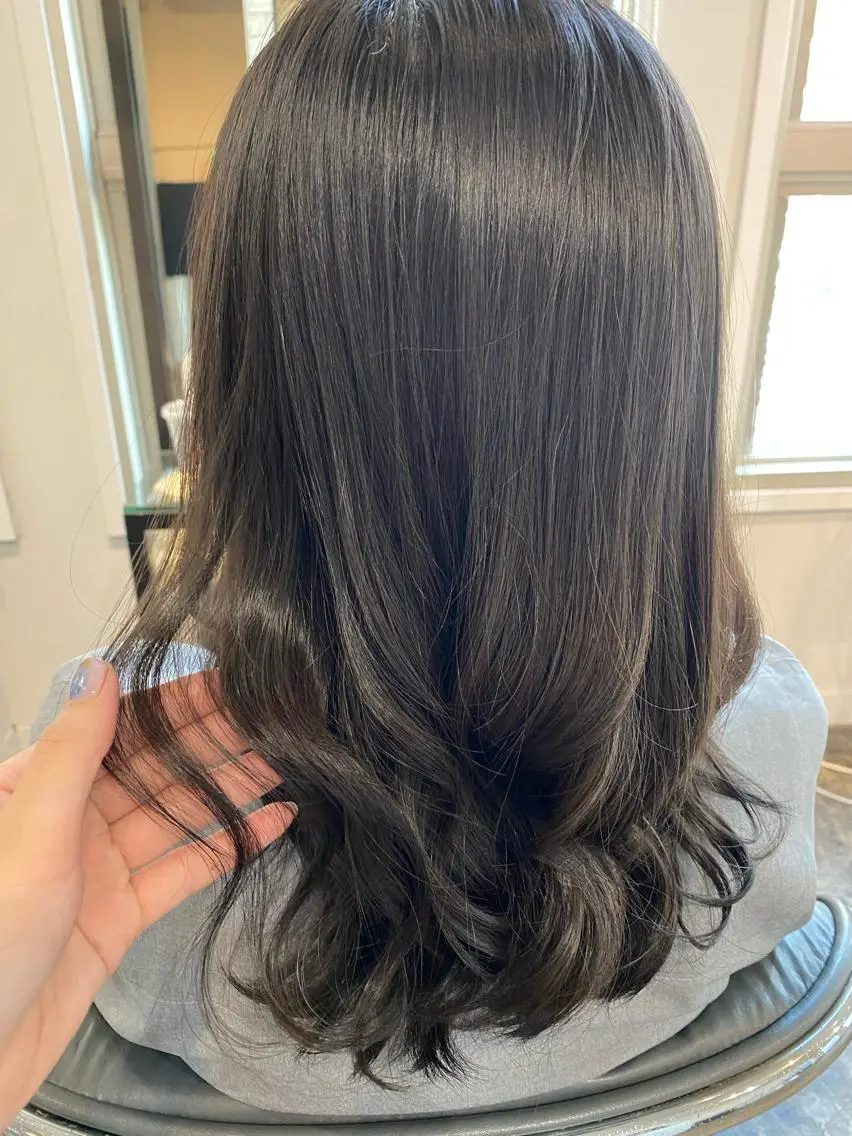 セミロング カラー ヘアカラー トリートメント アレンジ指名 no.1✨ｈａｋｏのヘアスタイル