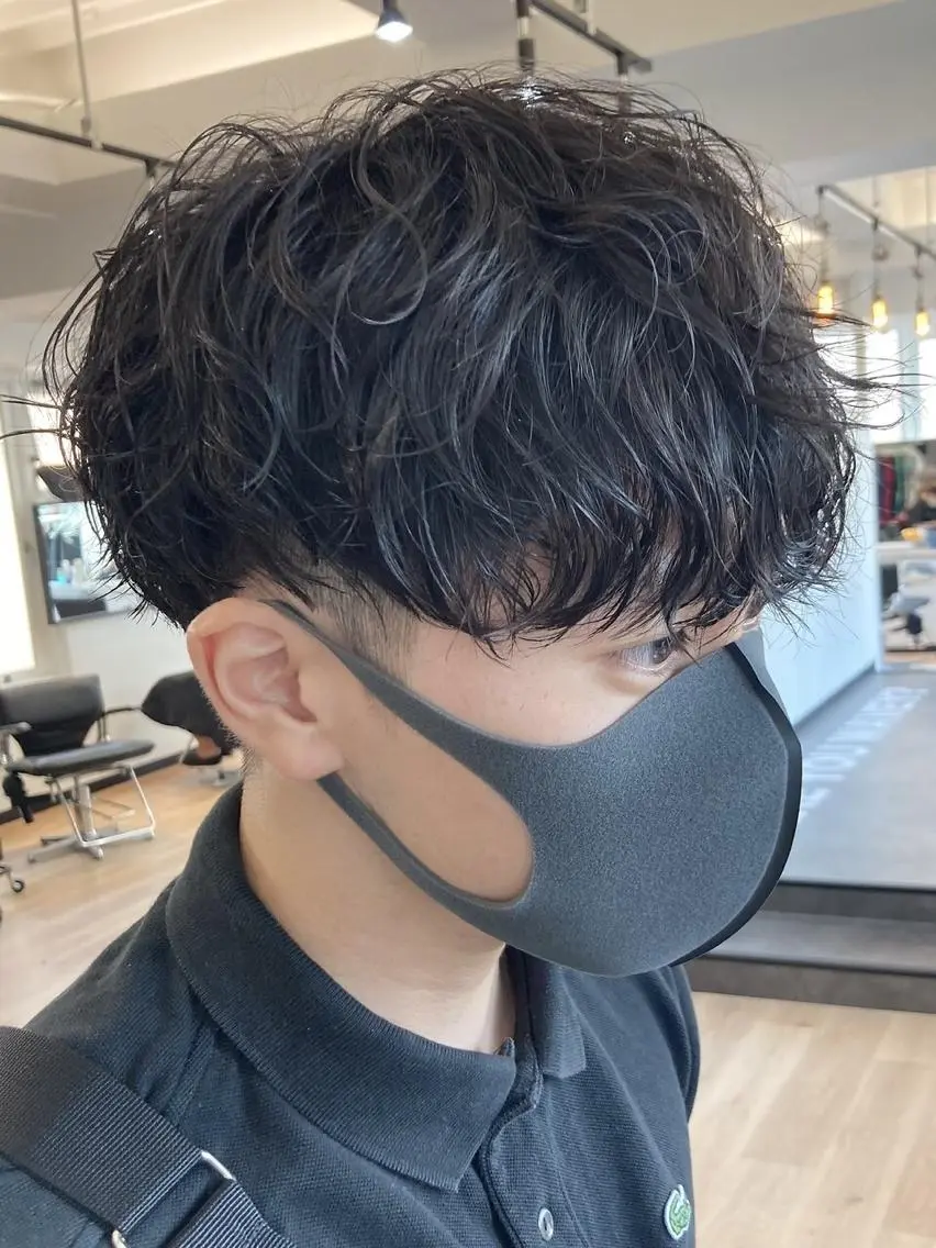 ショート パーマ メンズ メンズパーマ ツイストスパイラルパーマ スパイラルパーマ SENTA✨メンズ パーマ✨fifth栄のヘアスタイル