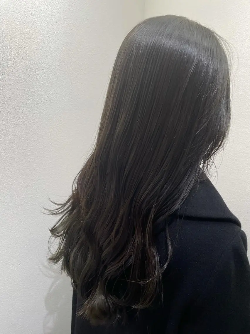 ロング カラー 大人ボブと似合 わせカラー/馬場 翼のヘアスタイル