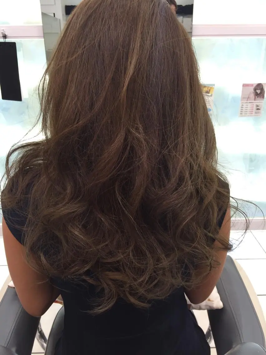 ロング カラー ヘアアレンジ 渡邉 ケイジのヘアスタイル
