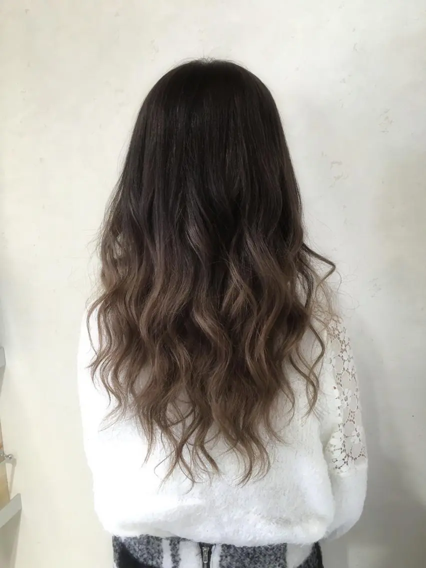 ミディアム セミロング ロング カラー filo   渋谷 Gishiのヘアスタイル