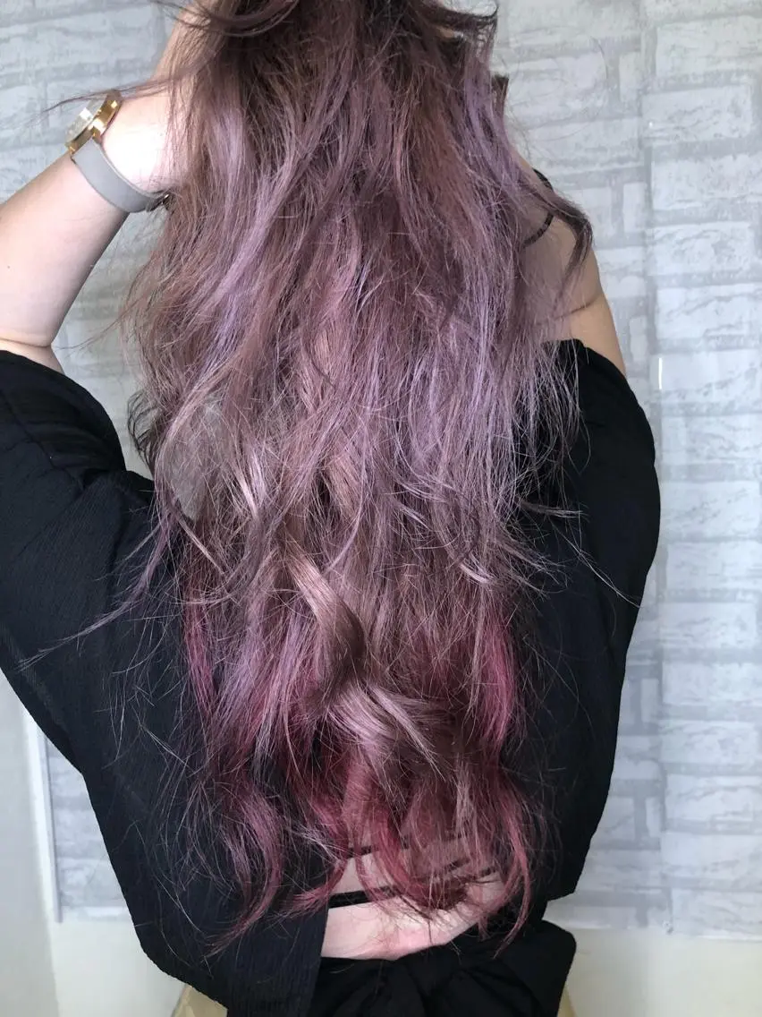 ロング カラー ピンクカラー 美髪・艶髪特化美容師 RYOJIのヘアスタイル