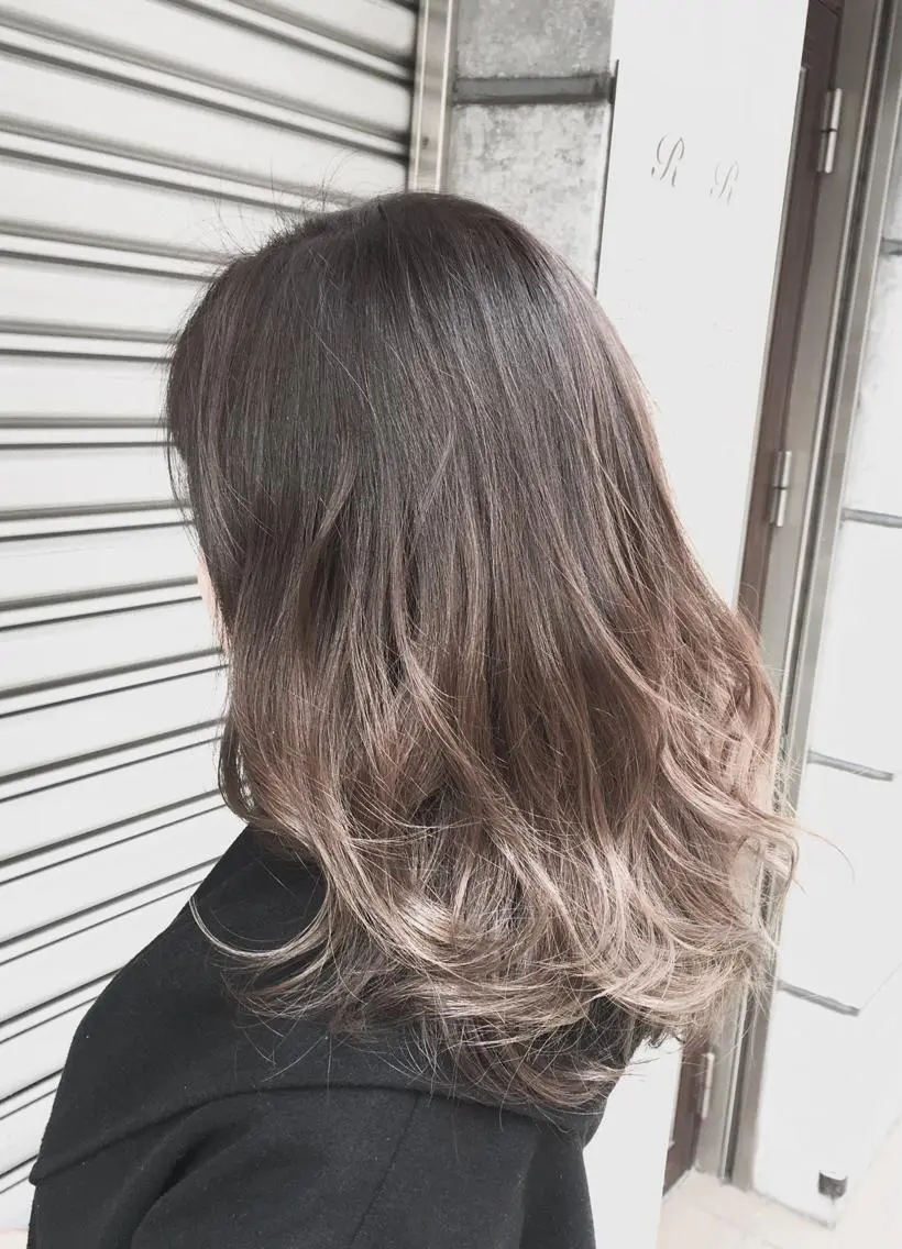 セミロング カラー ヘアアレンジ 池袋髪質改善×レイヤ ー専門MATSUのヘアスタイル