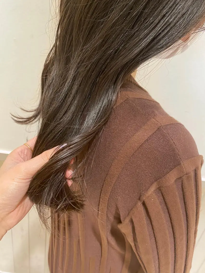 カラー ヘアカラー トリートメント ✴︎まえた さやか✴︎のヘアスタイル