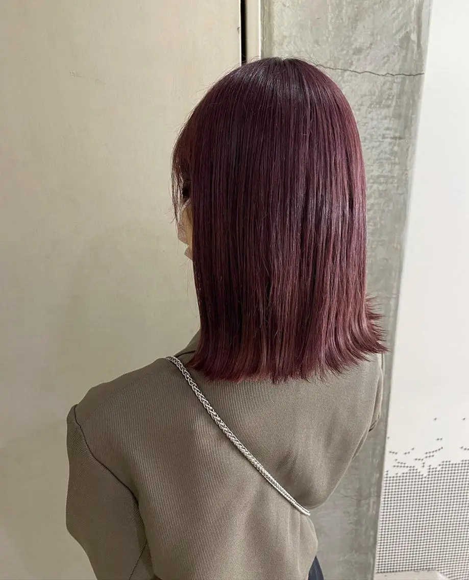 ミディアム カラー ブリーチ 清村 和音のヘアスタイル