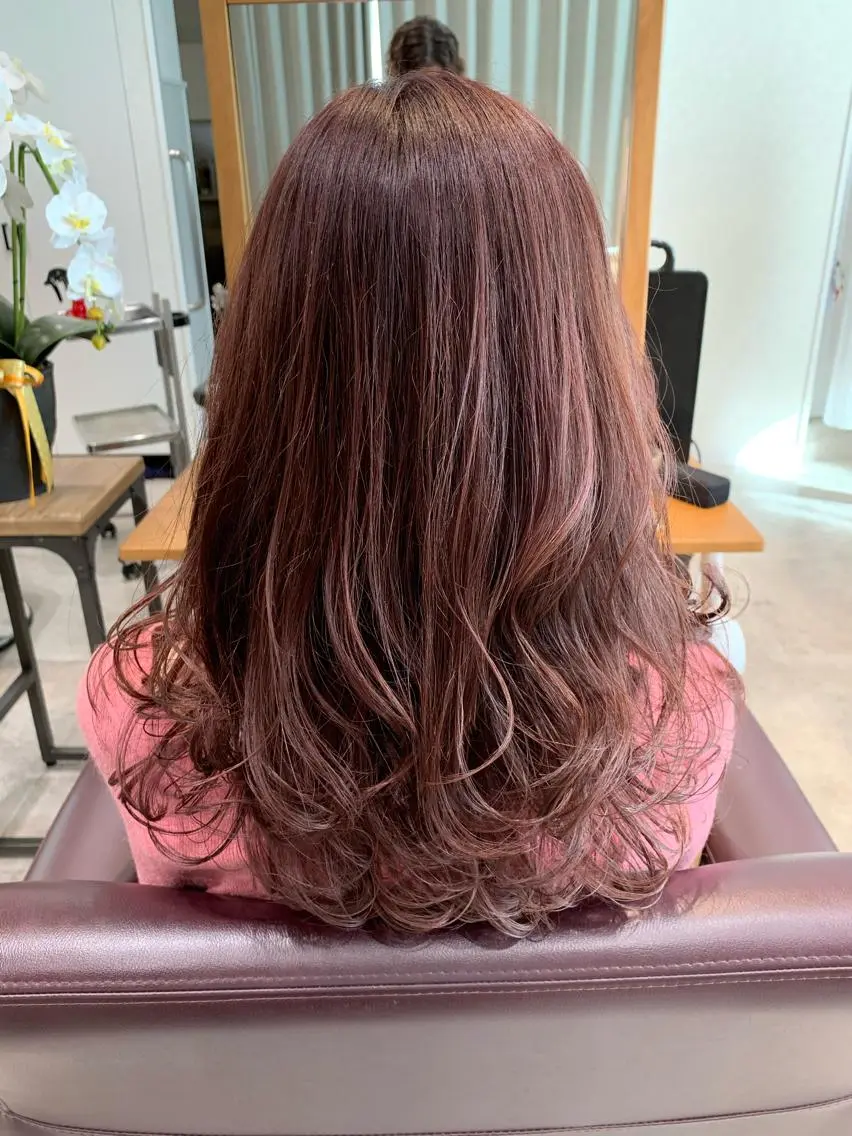 ロング カラー HAREru. モデル募集【戸塚】のヘアスタイル