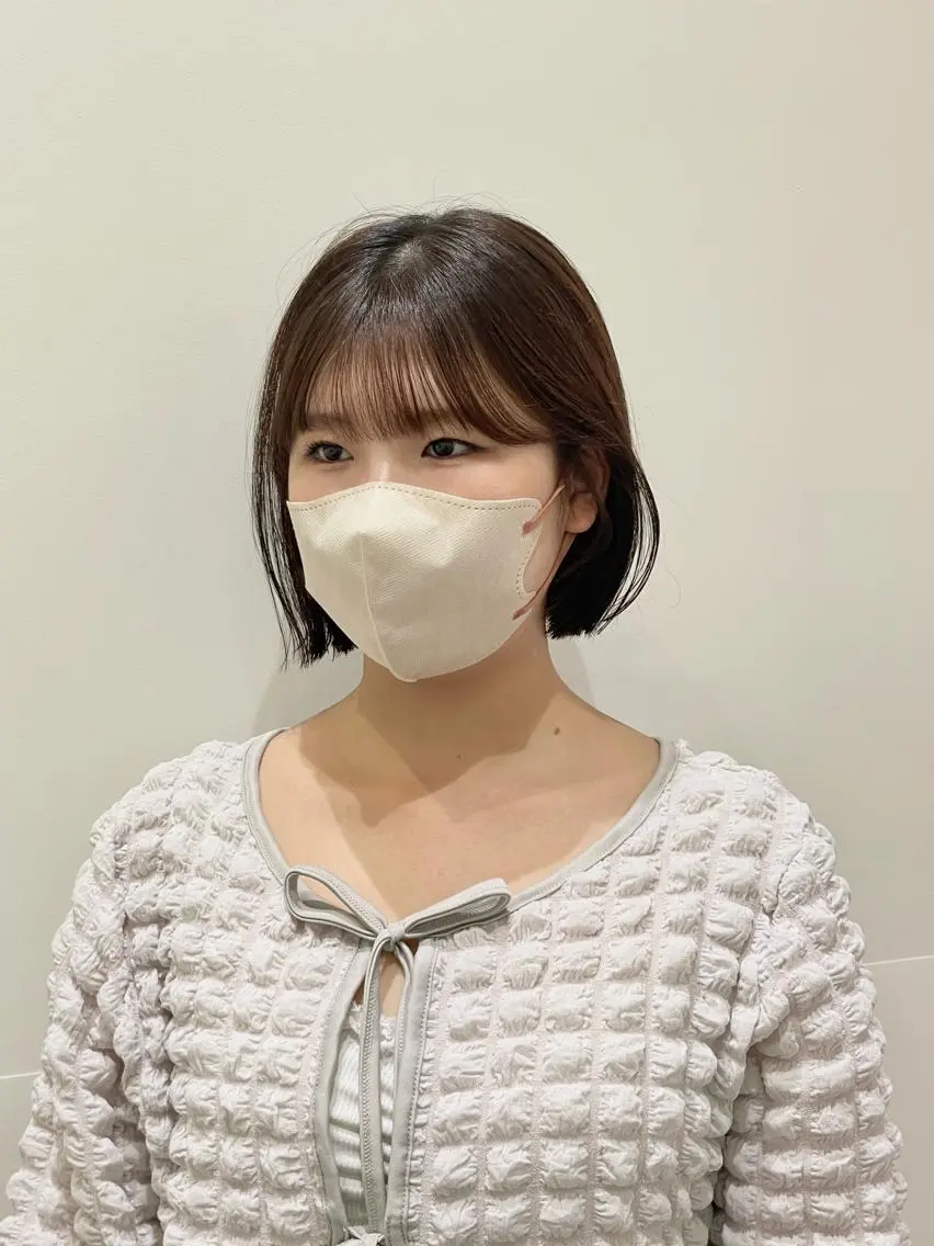 ショート ボブ 韓国風ヘア カット ヘアカラー トリートメント ❤︎︎韓国ヘア❤︎︎ 𝑺𝒉𝒊𝒉𝒐のヘアスタイル