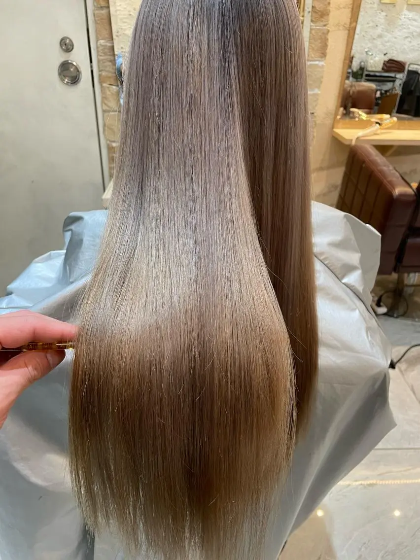 セミロング カラー カット ヘアカラー トリートメント 💗大人艶×髪質改善 カラー💗AYAKIのヘアスタイル
