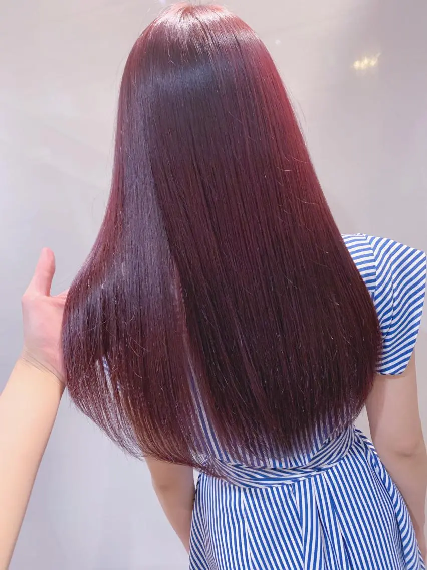 ロング カラー ヘアアレンジ 柔らか垢抜けｶﾗｰと ｶｯﾄ🫧ASUKAのヘアスタイル