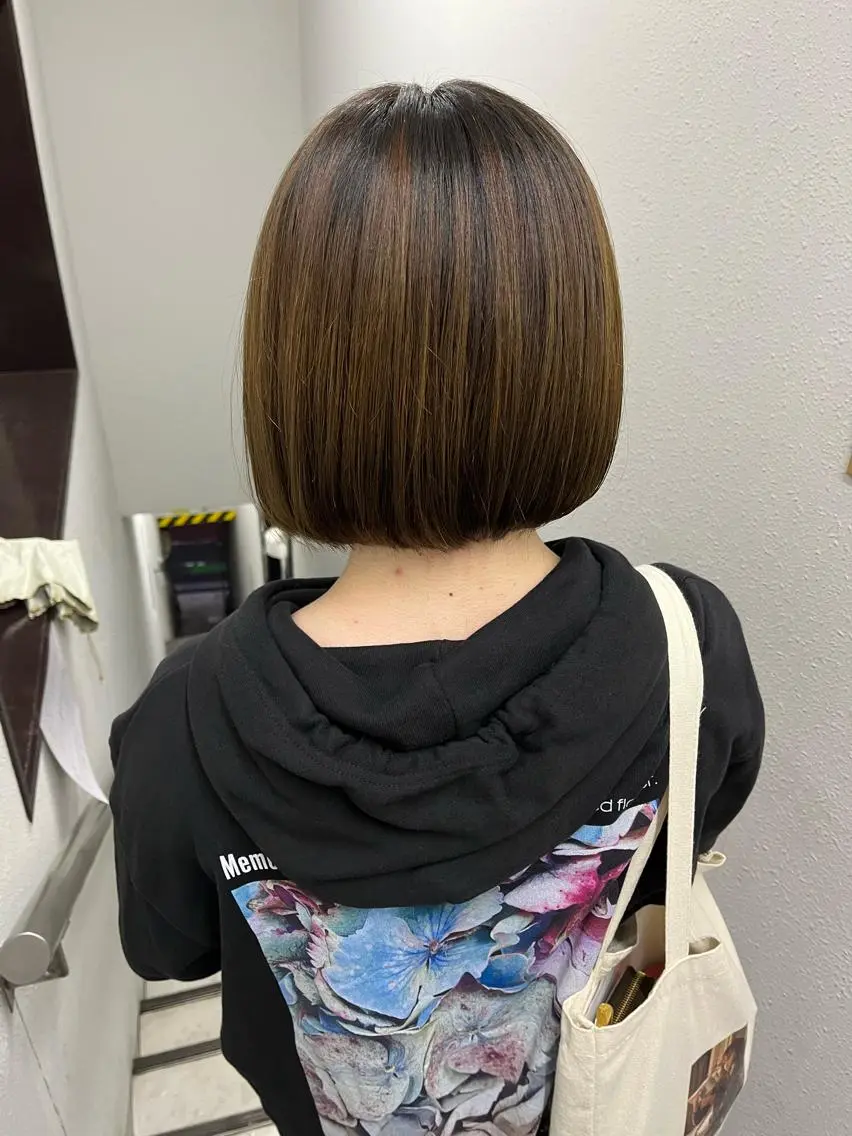 ショート レイヤー×透明感 Tatsuya💫のヘアスタイル