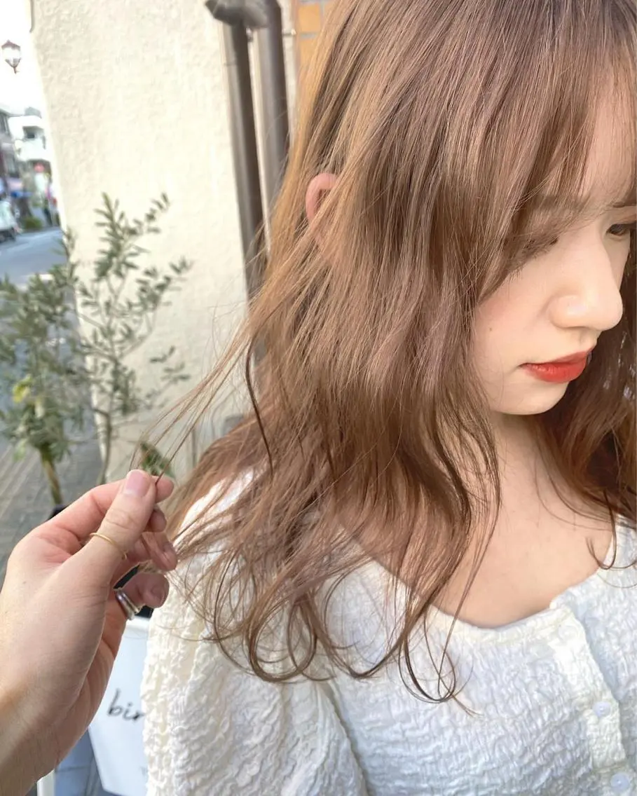 カラー 透明感カラー🫧 nanohaのヘアスタイル