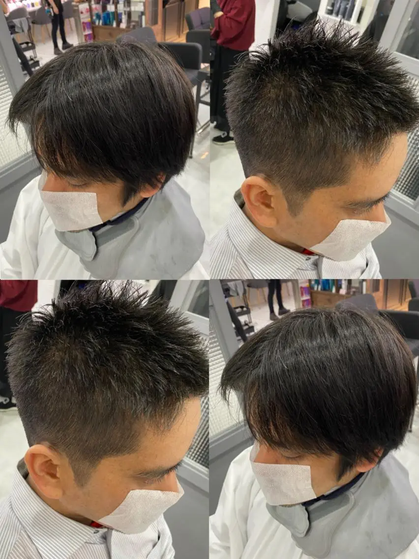 ショート カラー パーマ ヘアアレンジ メンズ カット 🔥メンズパーマ 特化 渡辺一翔のヘアスタイル