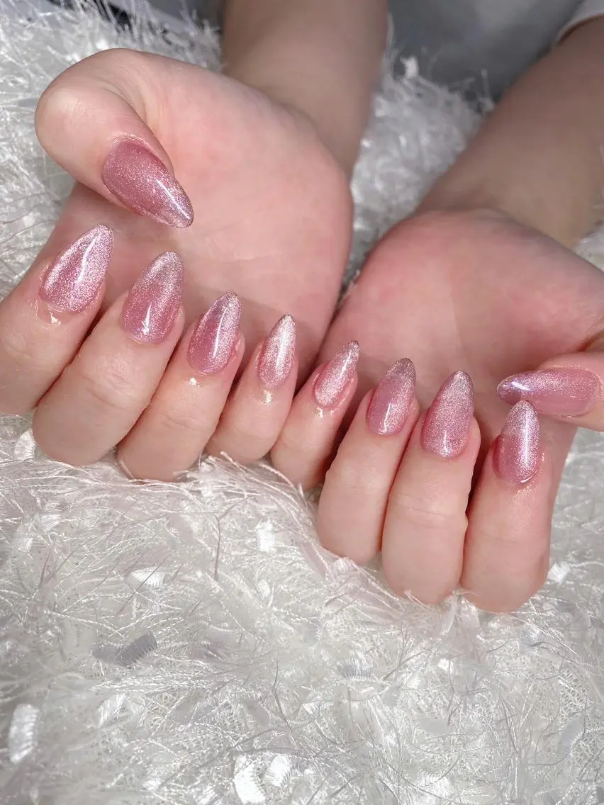ネイル 長さ出し ジェルネイル グラデーション 韓国ネイル マグネットネイル ハンドネイル Nail&eye Belire 新宿のネイルデザイン