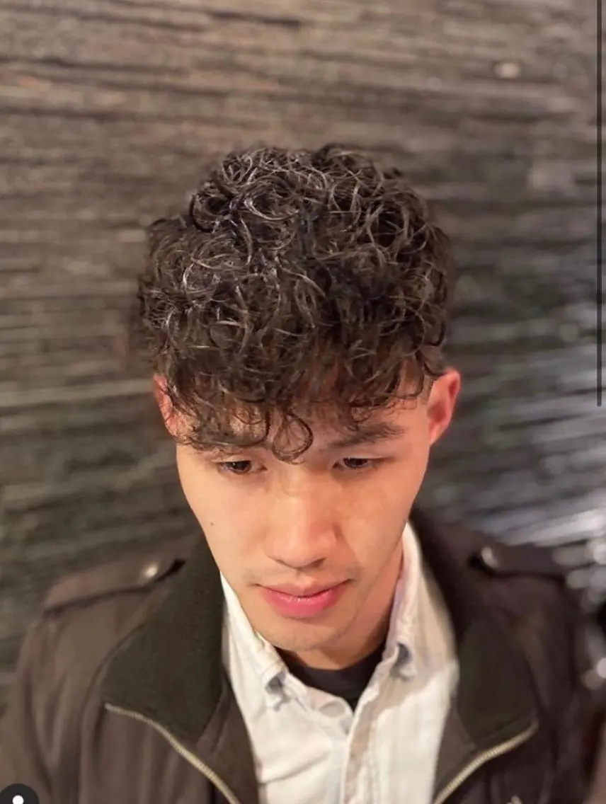 ロング パーマ 木村 りきのヘアスタイル