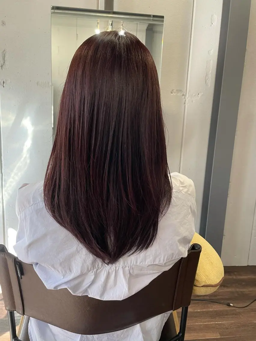 ロング ロング カット ヘアカラー トリートメント ✨terra✨佐伯 晋吾のヘアスタイル