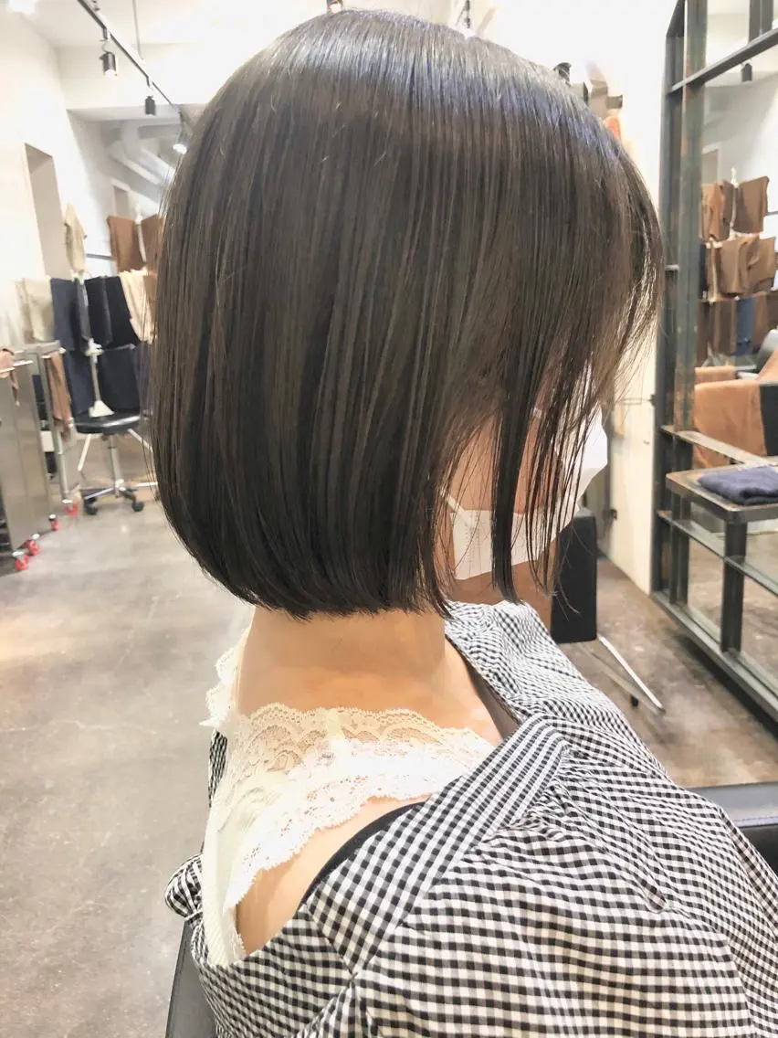 ショート ボブ カット 千葉 郁也のヘアスタイル