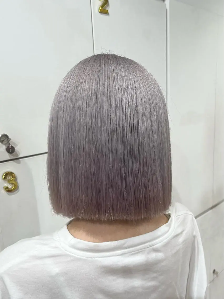ショート カラー 🤎HAZUKI🤎 ハイトーン✨のヘアスタイル