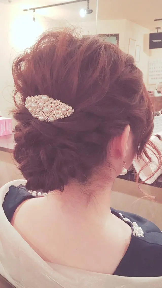 ヘアアレンジ ヘアセット CAnameのヘアスタイル