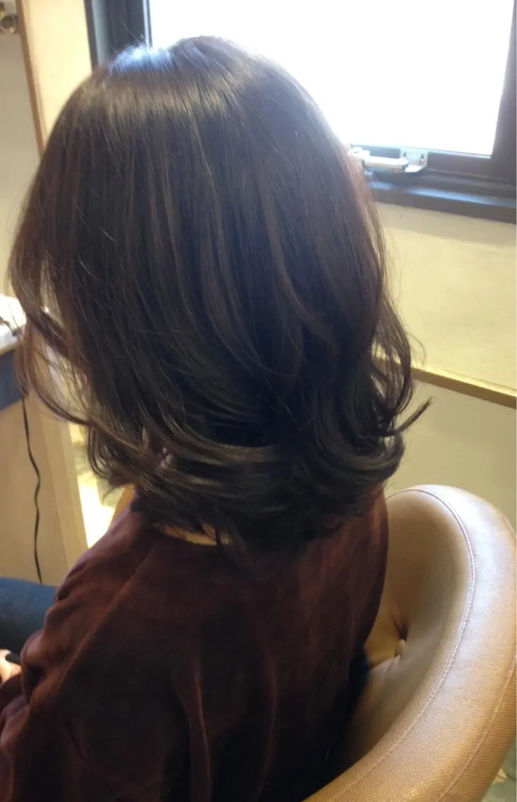 ショート ミディアム セミロング ロング カラー ヘアアレンジ 【体験】韓国 メイク&ヘア天神のヘアスタイル
