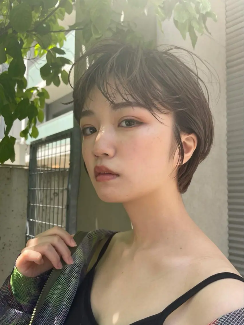 ショート カラー カット ヘアカラー トリートメント 🉐レイヤー/塩見 弘樹🉐渋谷のヘアスタイル
