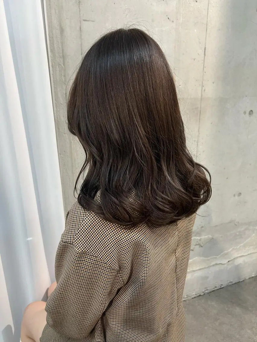 セミロング カラー グレージュ ヘアカラー Ayaka🩰🎀 ガーリー/暖色♡のヘアスタイル
