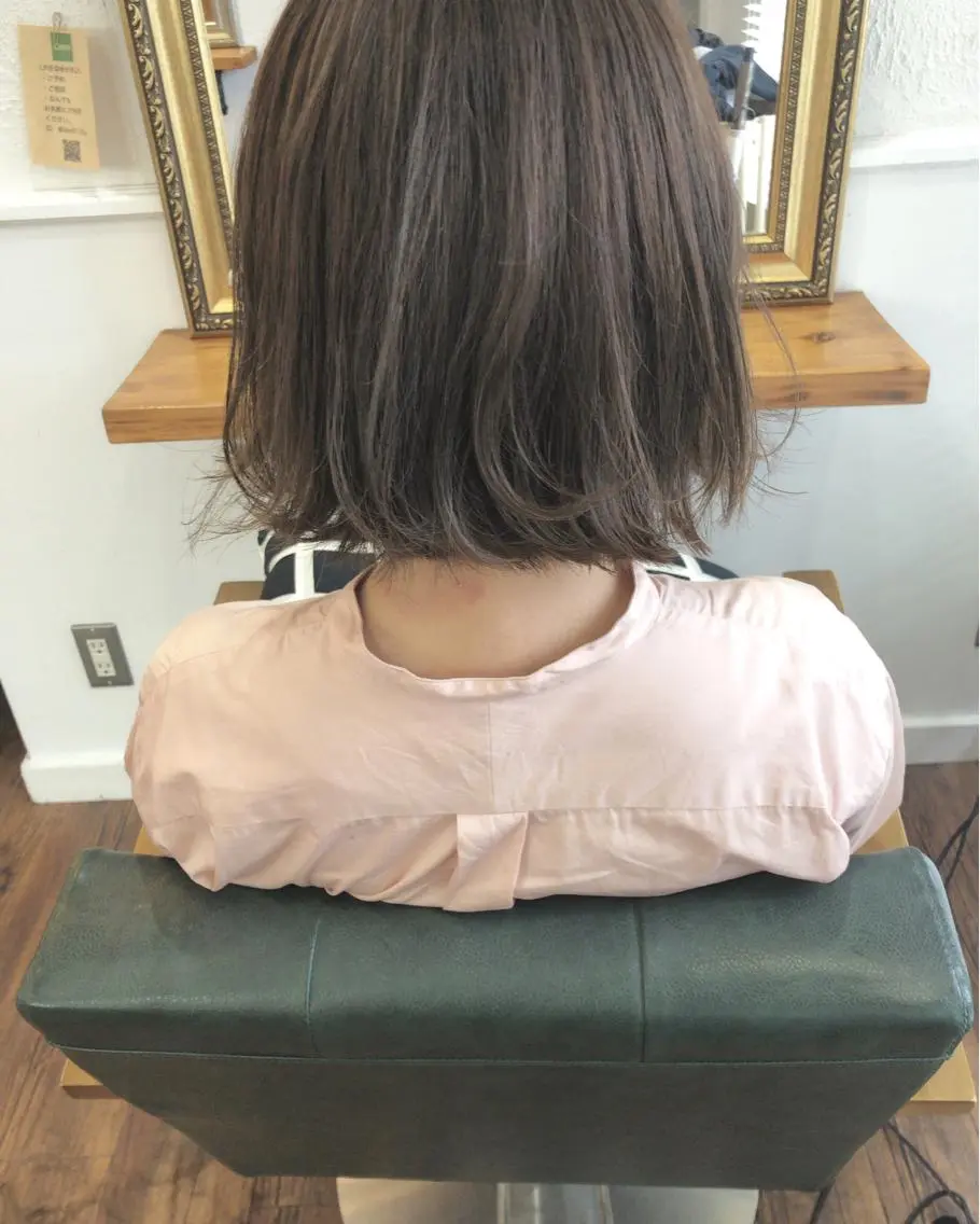 ショート カラー カット ヘアカラー 江原 彩華のヘアスタイル