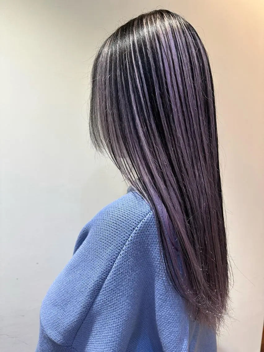 ロング カラー momo 札幌美容師のヘアスタイル