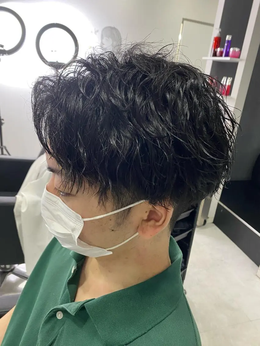 メンズ カット 🟣メンズパーマ 川端 永遠🟣のヘアスタイル