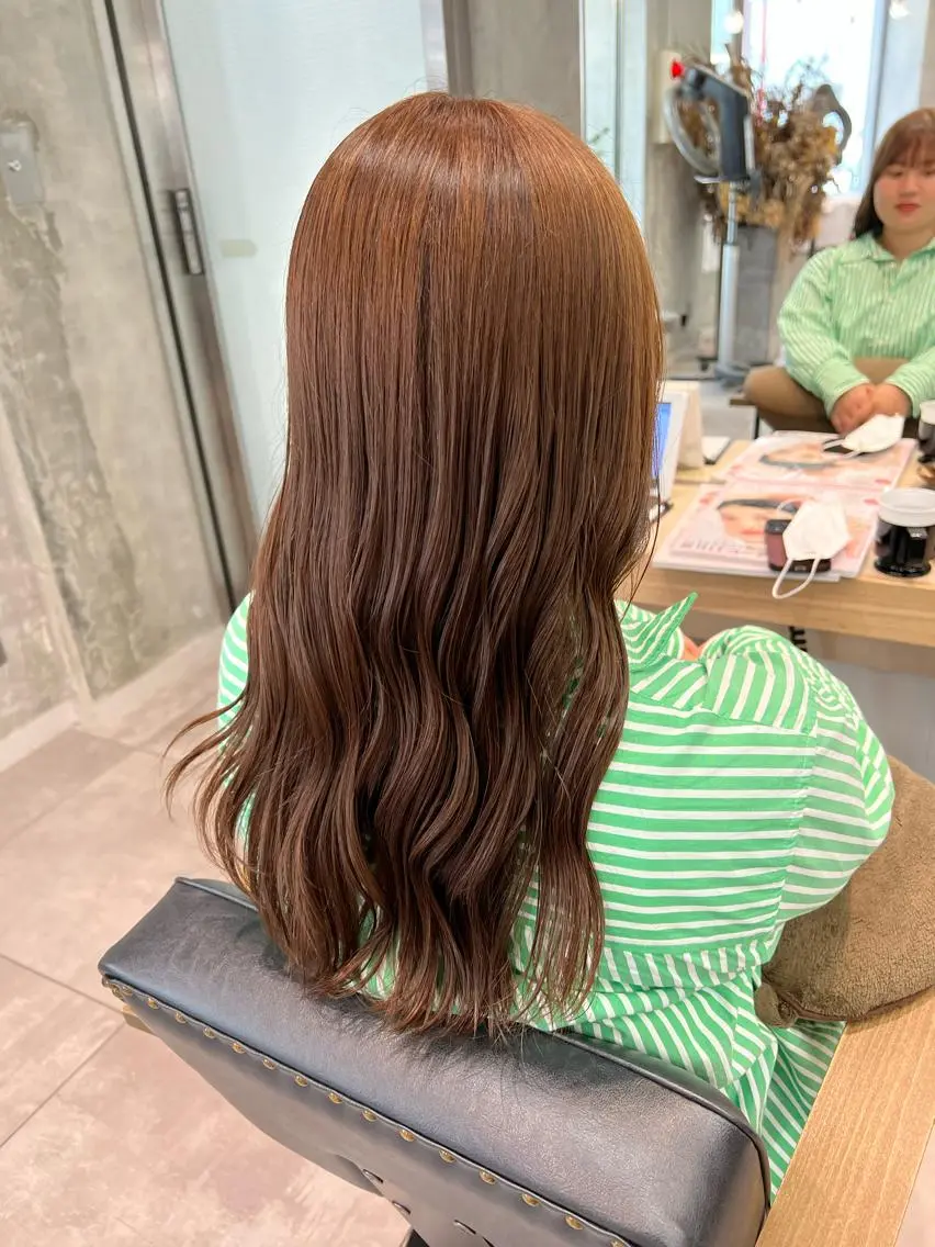 ロング カラー 🌞レイヤー×カラー 前川那津美🌞のヘアスタイル