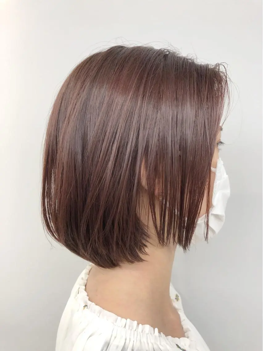 ショート カラー ピンクカラー ボブ 代表 YUKI ☆のヘアスタイル