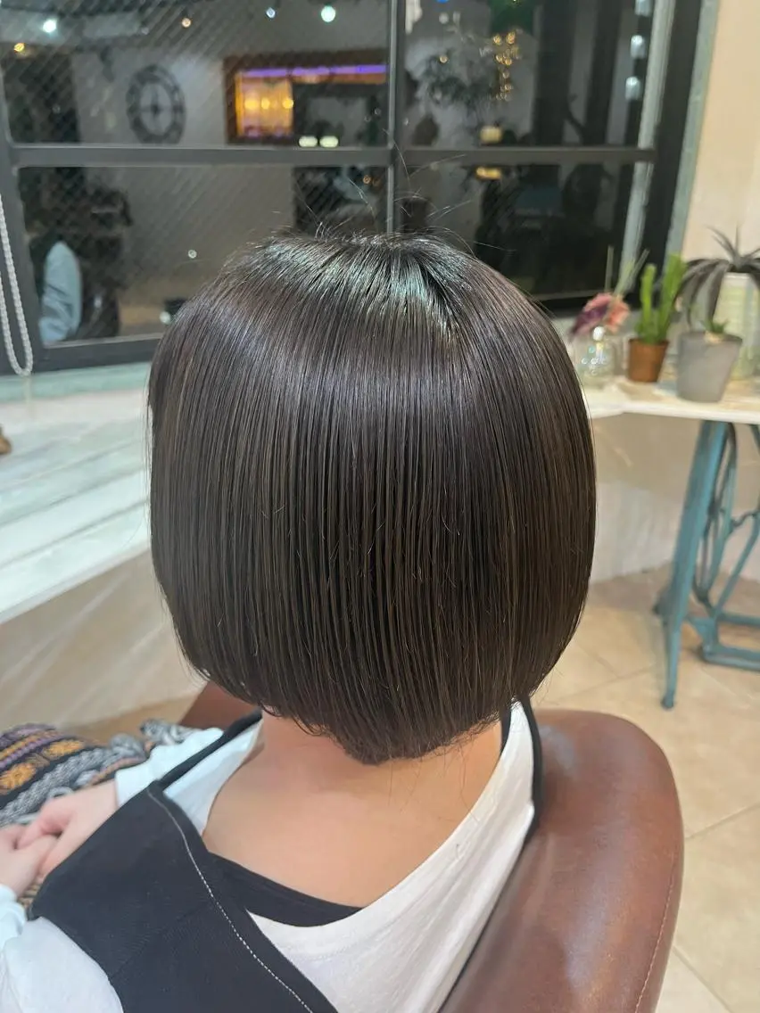 ショート カラー ブリーチ グレージュ アイスグレージュ 💛ハイトーン💛 りむのヘアスタイル