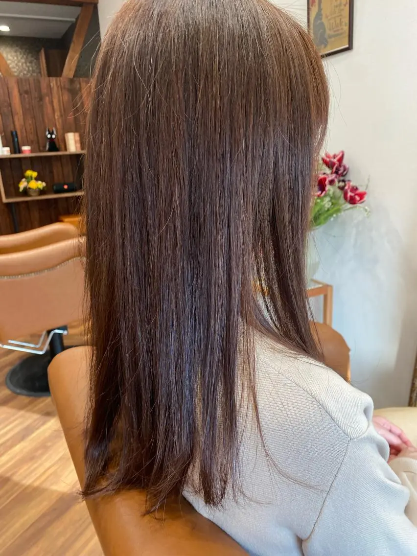 ロング カラー 【似合わせカット 】🦋岩崎 美保🐾のヘアスタイル