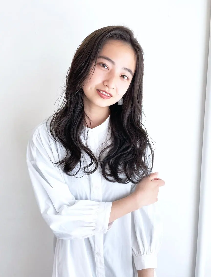 ロング カラー カット ヘアカラー トリートメント 松田 光雄のヘアスタイル