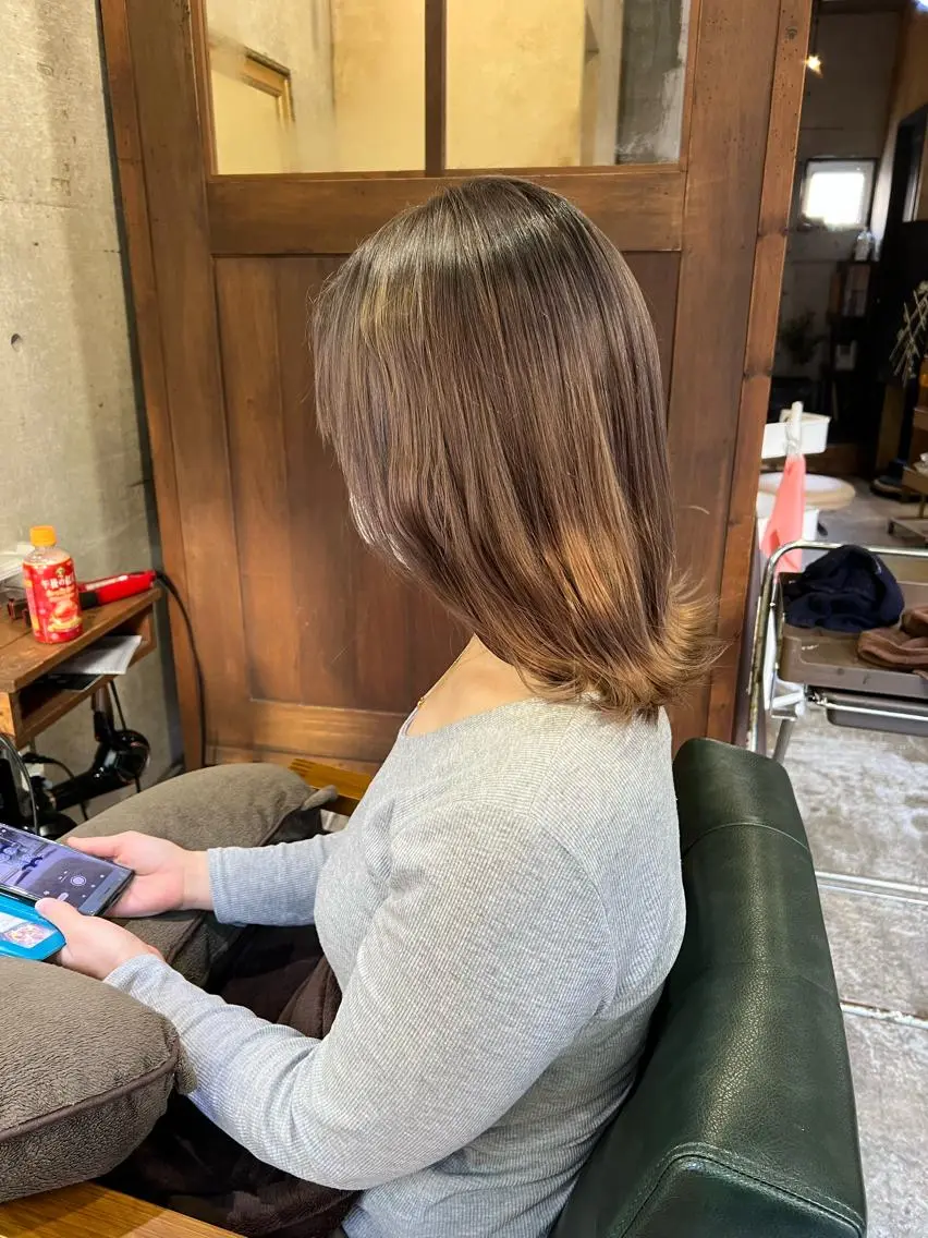 ミディアム 🌟スミルノフ 鮎香🌟のヘアスタイル