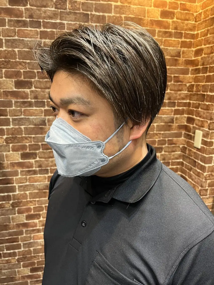 ショート カラー パーマ ヘアアレンジ メンズ キッズ ネイル マツエク・マツパ アイブロウ メンズブリーチ メンズハイライト メンズインナーカラー メンズ韓国風 ブリーチ 久木原 ゆりのヘアスタイル