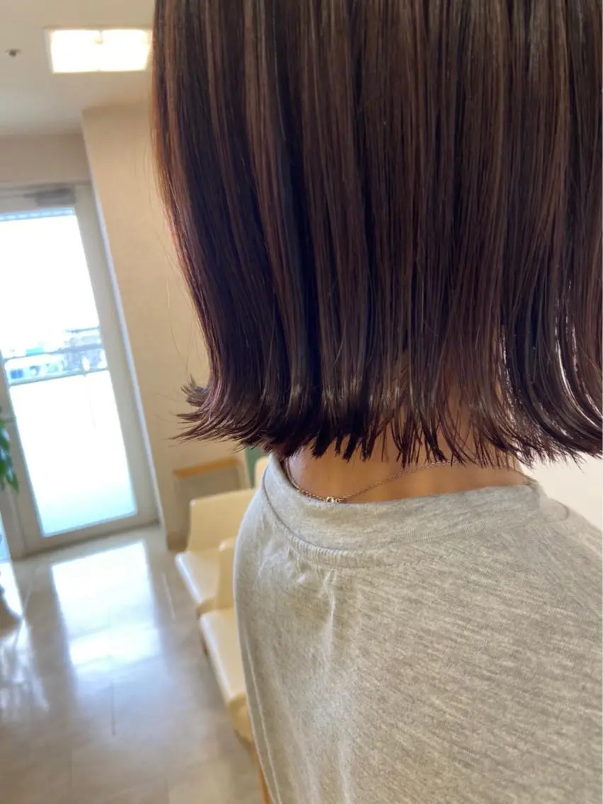ショート カラー ボブ カット ヘアカラー トリートメント ヘアセット ハイトーン/ウルフ /レイヤー/坂野幸伸のヘアスタイル