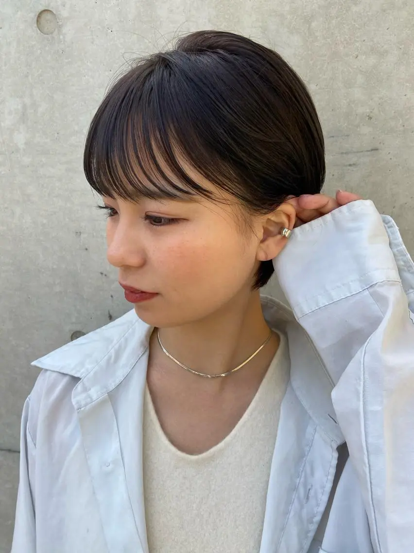 ショート カラー ヘアアレンジ ショートヘア 🌻Insta指名 NO.1🌻Shoのヘアスタイル