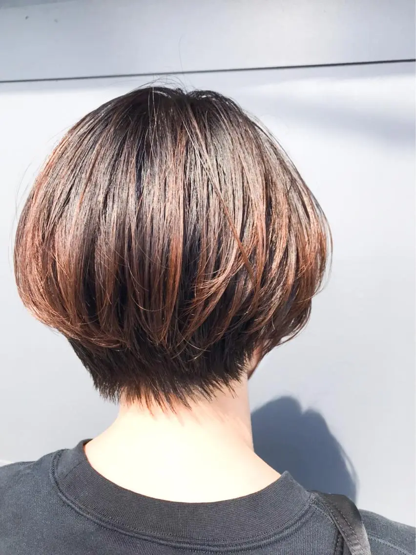 ショート ショートヘア 長谷川 沙紀のヘアスタイル