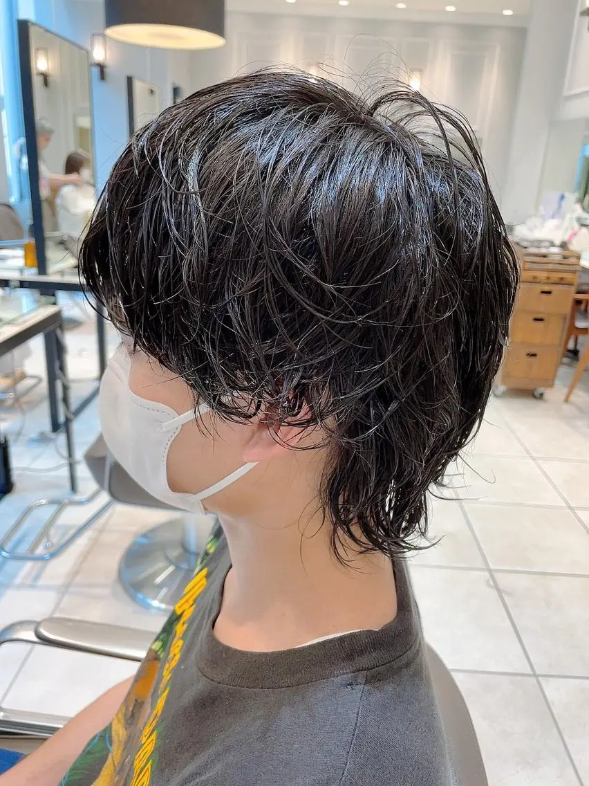 パーマ メンズ メンズパーマ ニュアンスパーマ カット パーマ 🦖鶴岡 香純🦖のヘアスタイル
