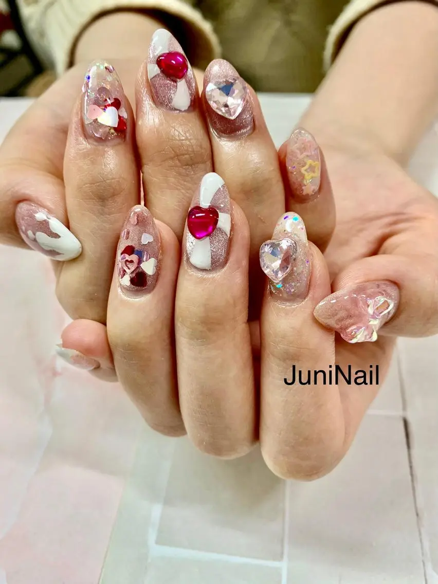 ネイル ハンドネイル JuniNail 주니네일🇰🇷suのネイルデザイン