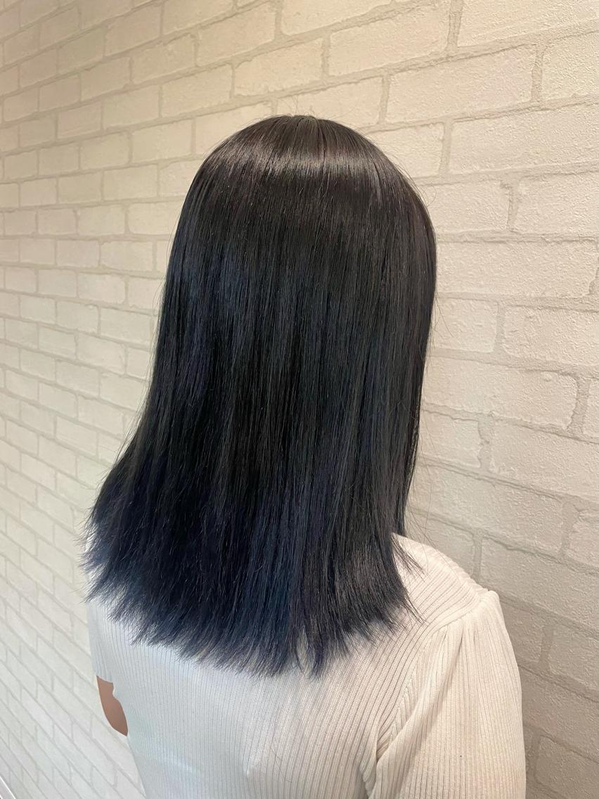 ミディアム カラー インナーカラー カット ヘアカラー トリートメント 🐤 ゆい🐓のヘアスタイル