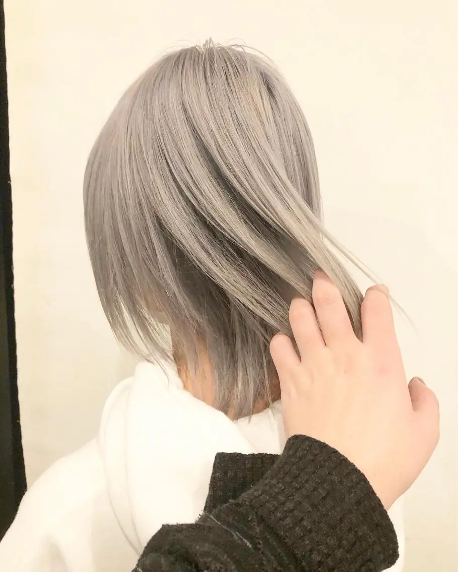 ミディアム カラー ヘアアレンジ メンズ特化✂️栗原 侑也のヘアスタイル