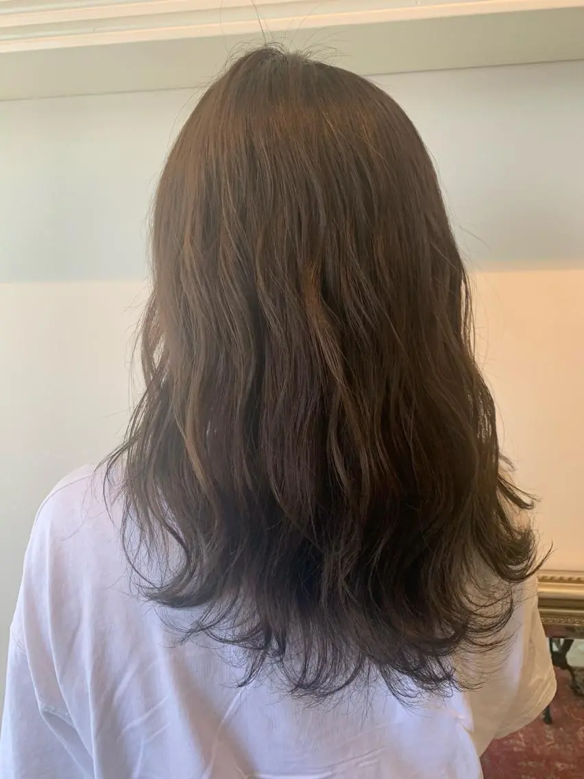 セミロング ヘアカラー トリートメント ヘッドスパ ヘアセット 大宮/山口 竣也のヘアスタイル