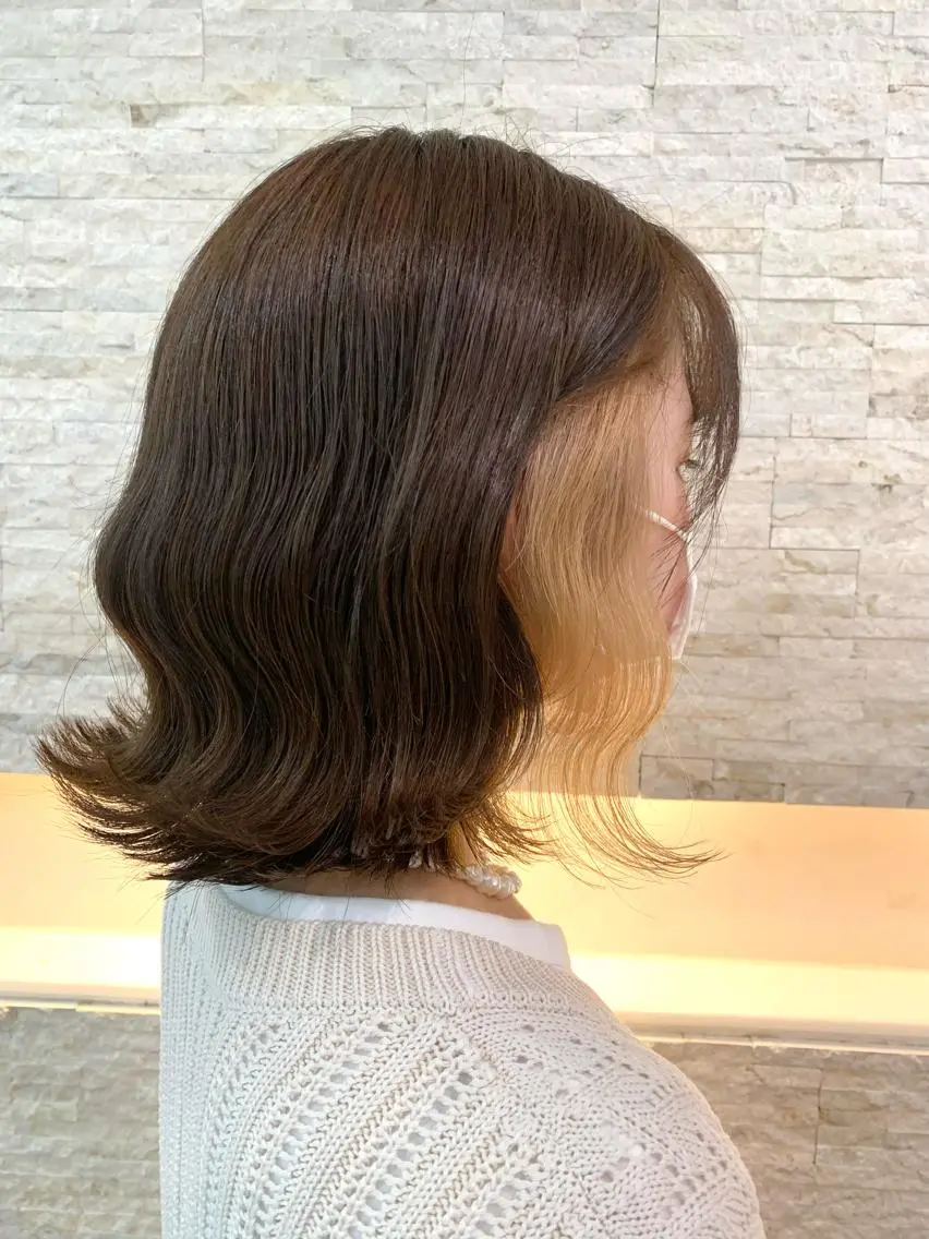 ショート カラー ヘアアレンジ ブリーチ 🔶似合わせセンター パート/ヤス🔶のヘアスタイル