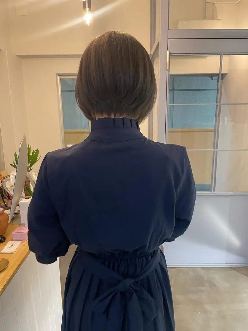 ショート カラー カット ヘアカラー トリートメント suvvy hairsalonのヘアスタイル